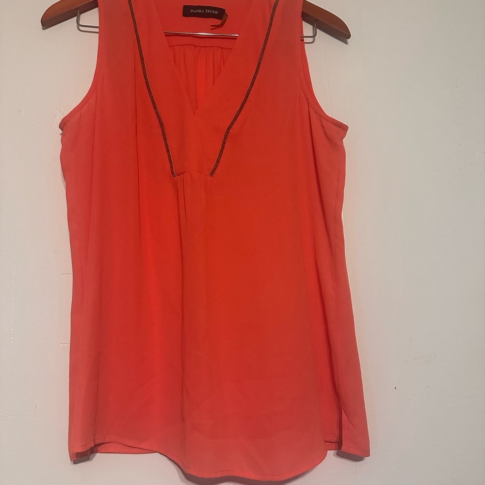 Ivanka Trump Pink Sleeveless Tank Top